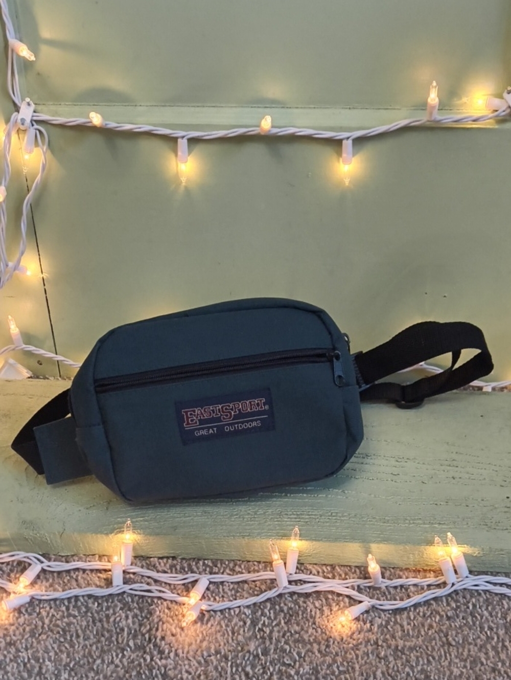 Pet EastSport Great Outdoors Dark Green Black Fanny Waist Pack